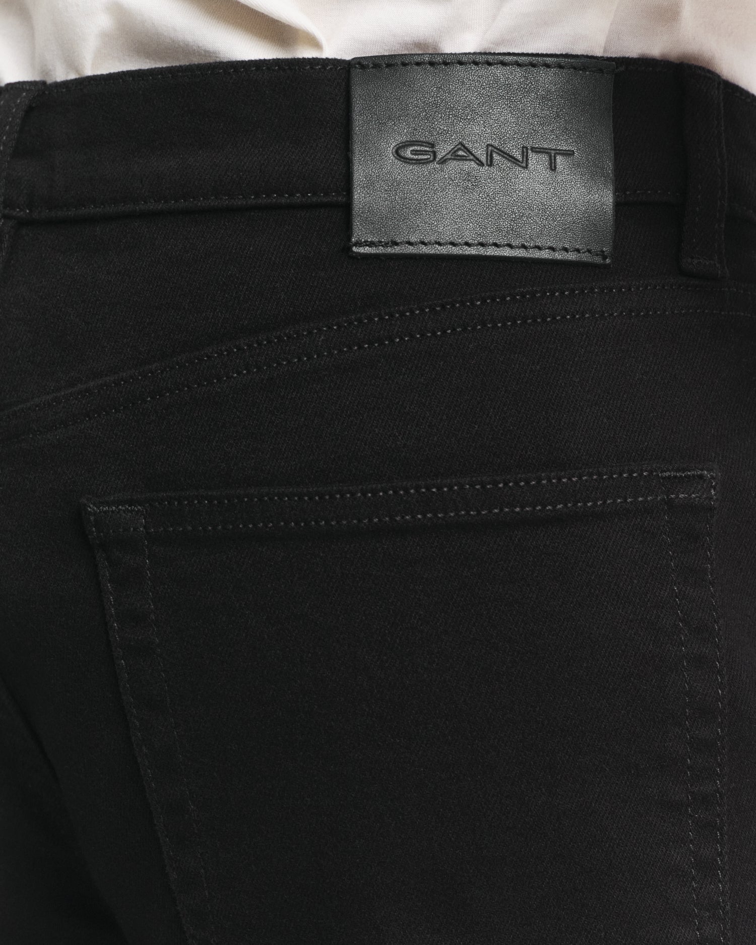 Παντελόνι Τζιν Μαύρο Σε Στενή Γραμμή (L34) GANT