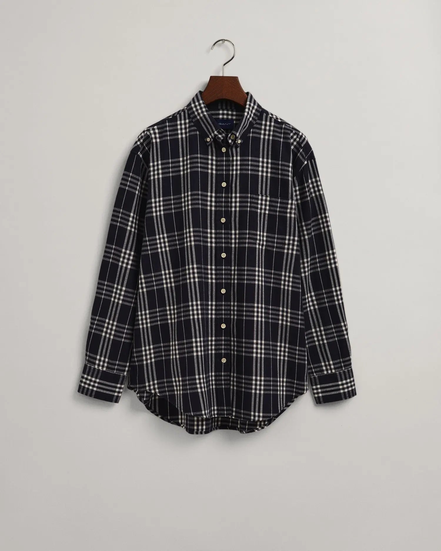 Πουκάμισο Check Flannel Σε Χαλαρή Γραμμή (Outlet) GANT
