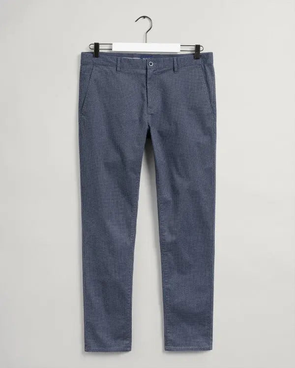 Chinos Παντελόνι Molsey Houndstooth Σε Extra Στενή Γραμμή (L34) (Outlet) GANT