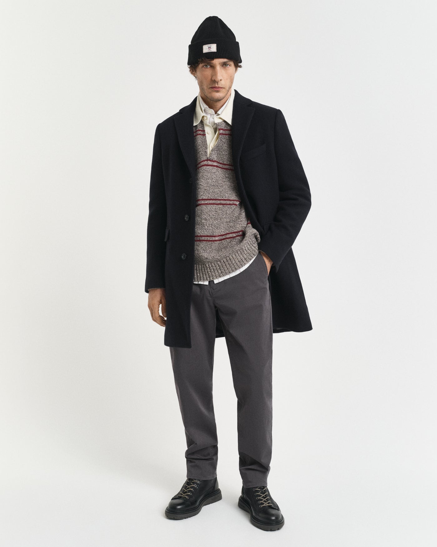Παντελόνι Twill Chinos Σε Κανονική Γραμμή (L34) GANT