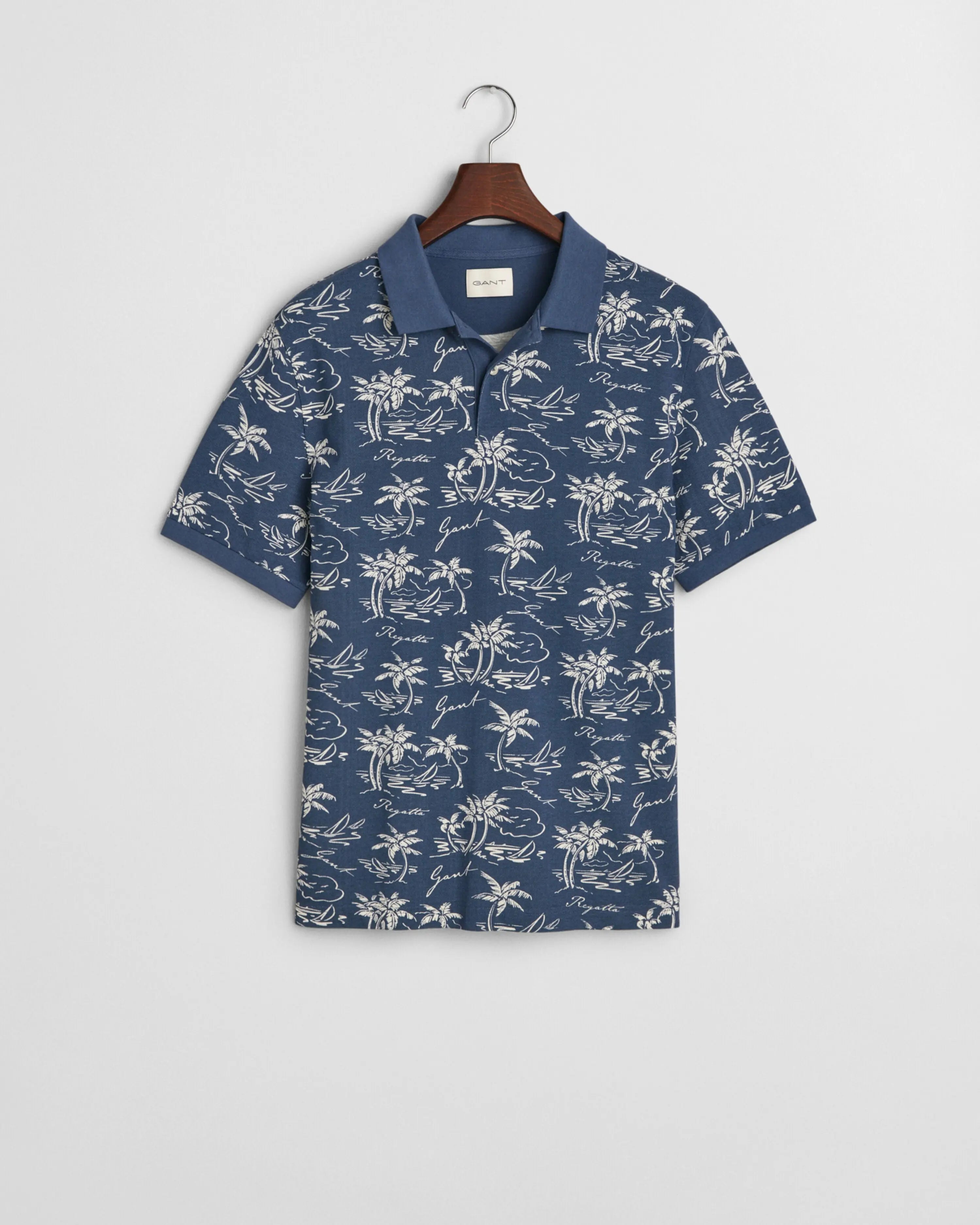 Μπλούζα Πόλο Island Print GANT
