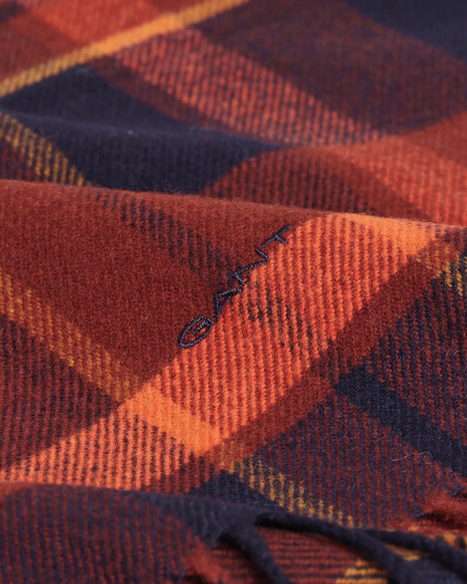 Κασκόλ Μάλλινο Καρό (Outlet) GANT