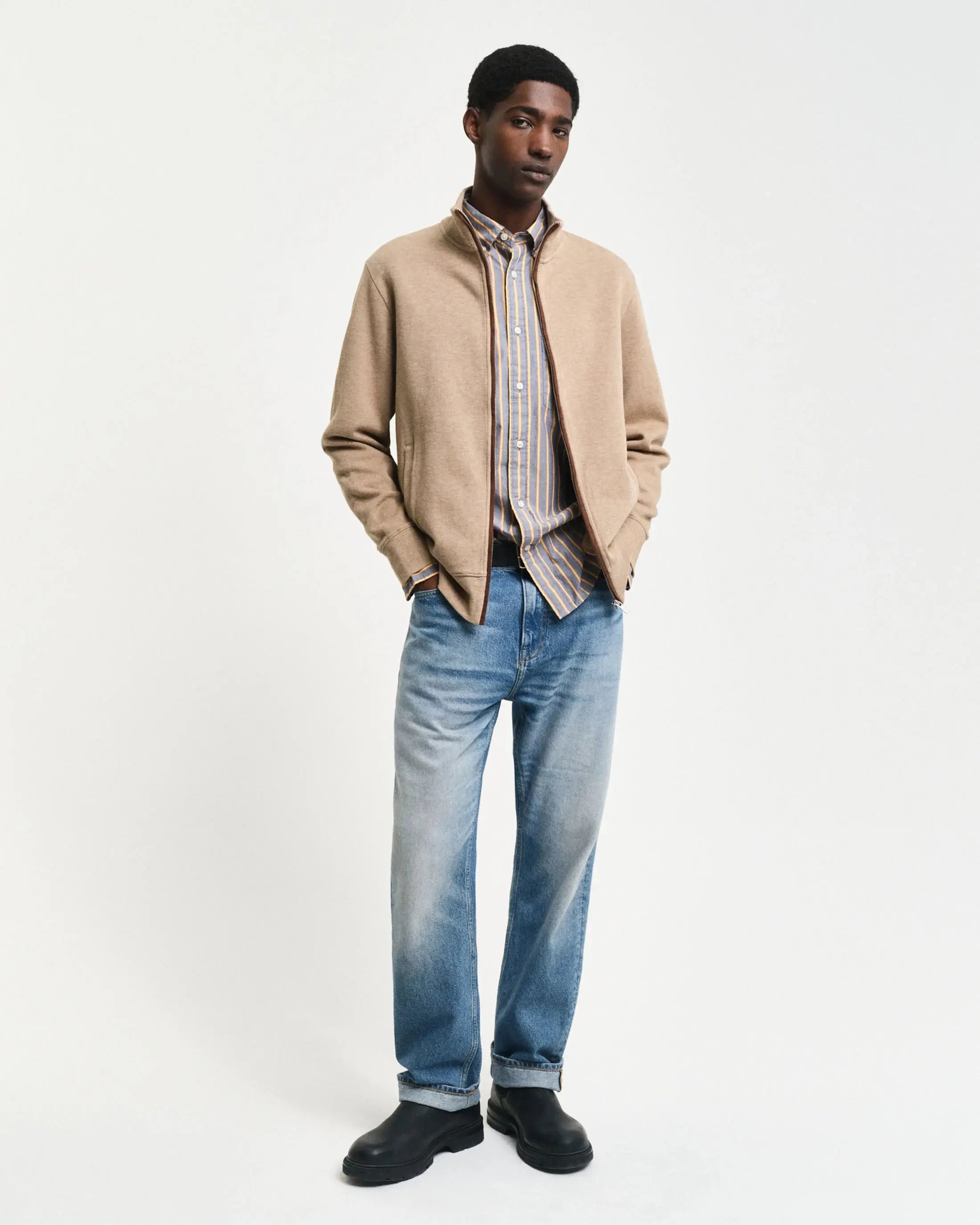 Πλεκτή Ζακέτα Ριπ Με Φερμουάρ GANT