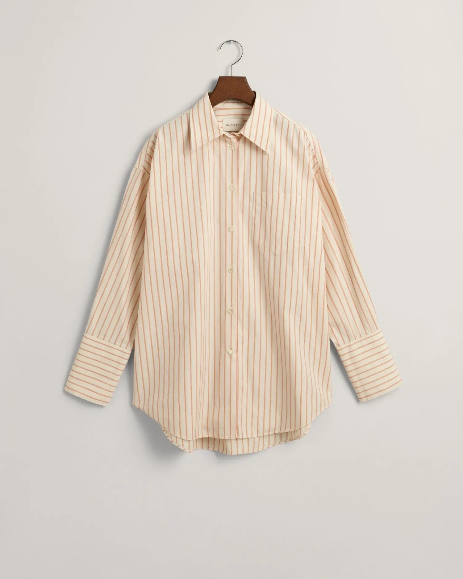 Πουκάμισο Poplin Ριγέ Oversized Με Ψηλές Μανσέτες (Outlet) GANT