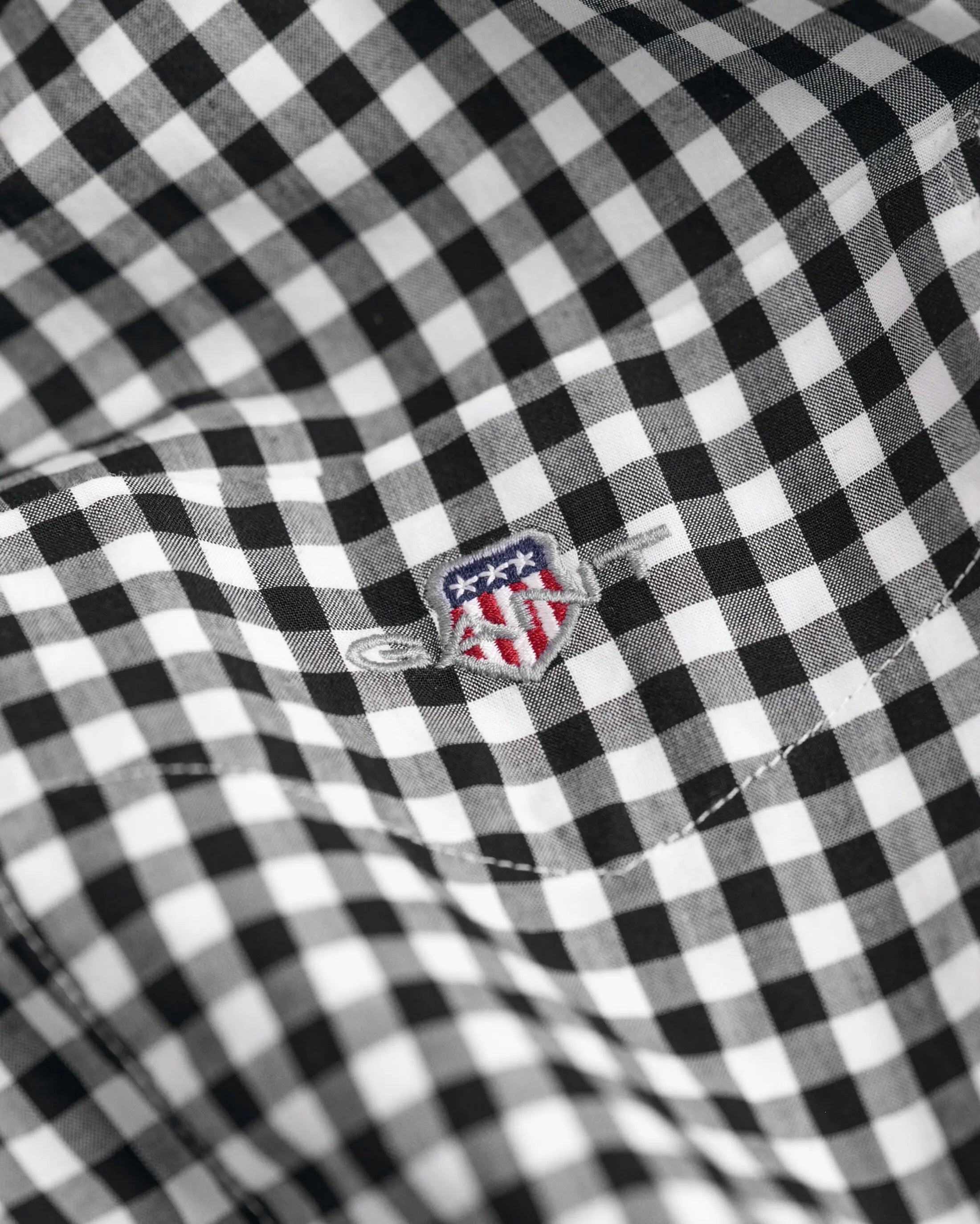 Πουκάμισο Καρό Gingham Poplin Σε Κανονική Γραμμή GANT
