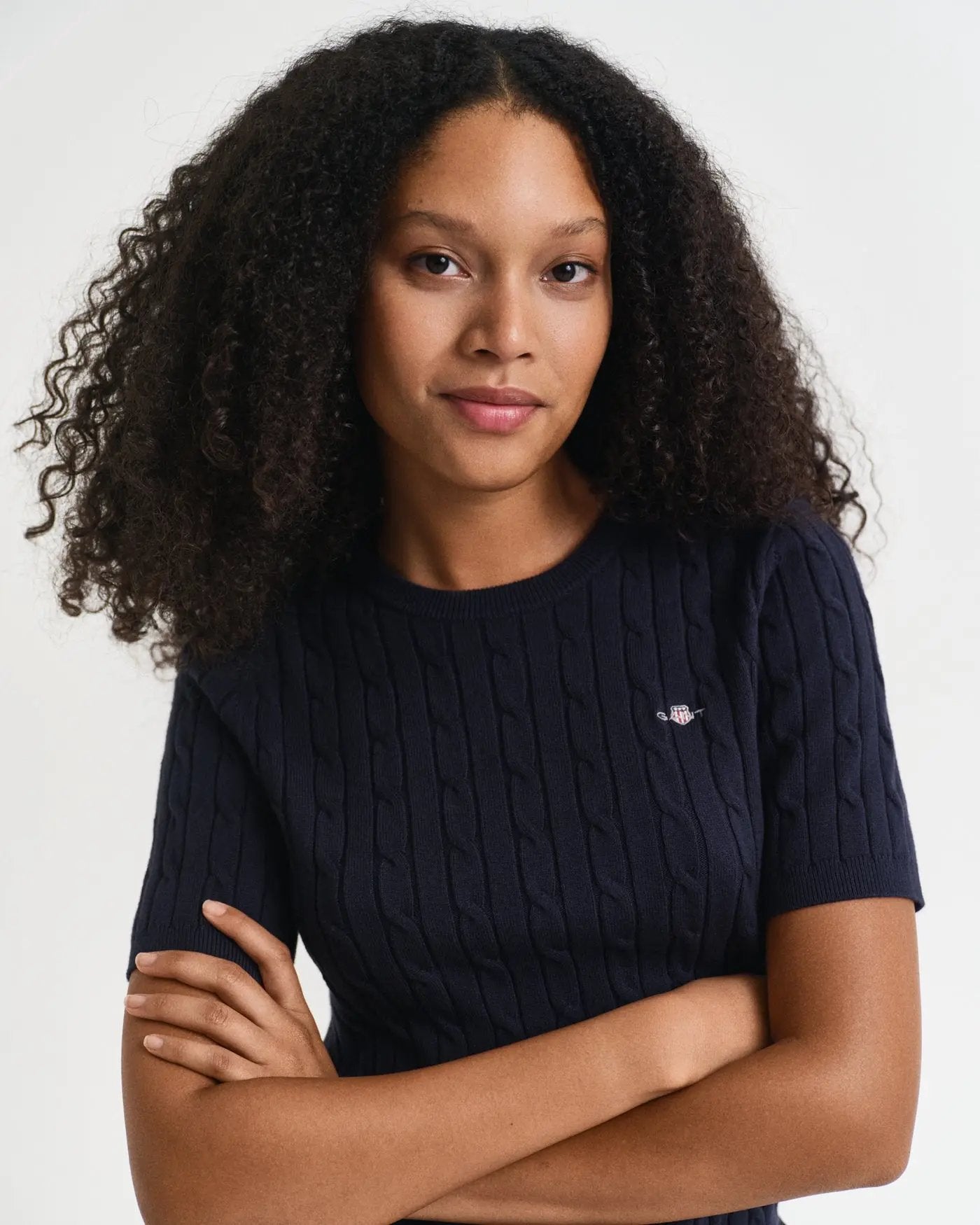 Πουλόβερ Mε Κοντά Μανίκια & Λογότυπο Archive Shield GANT