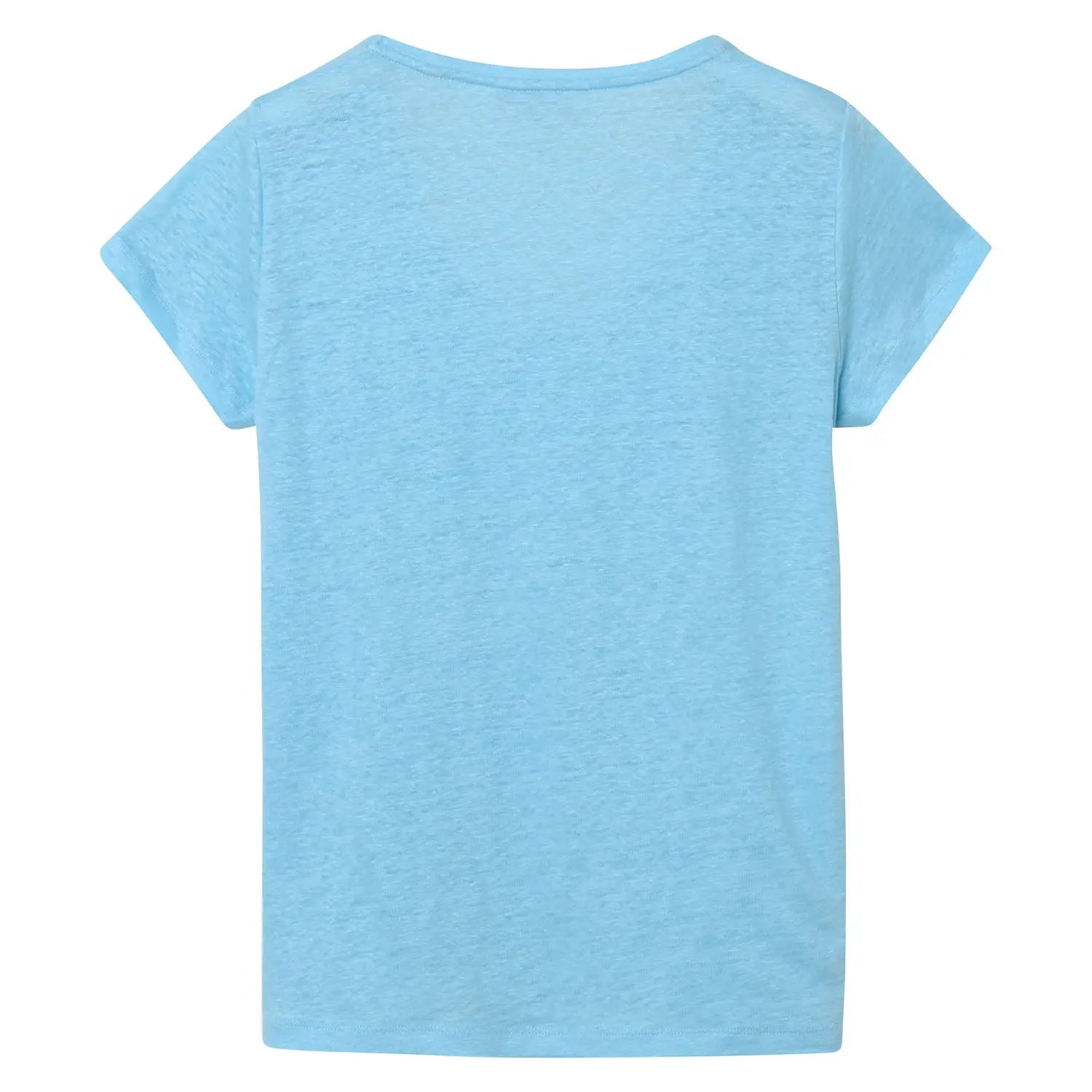 T-Shirt Λινό Με Λαιμόκοψη (Outlet) GANT