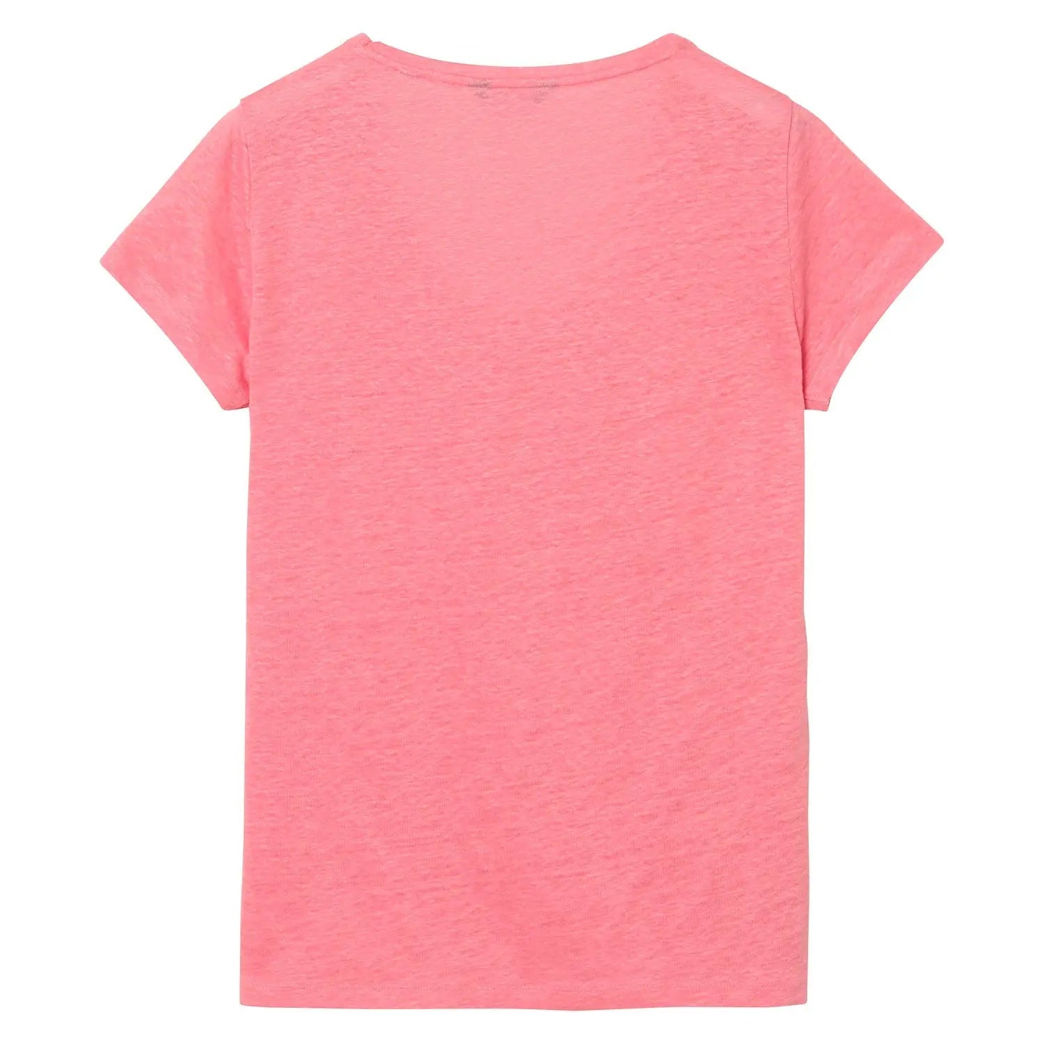 T-Shirt Λινό Με Λαιμόκοψη (Outlet) GANT