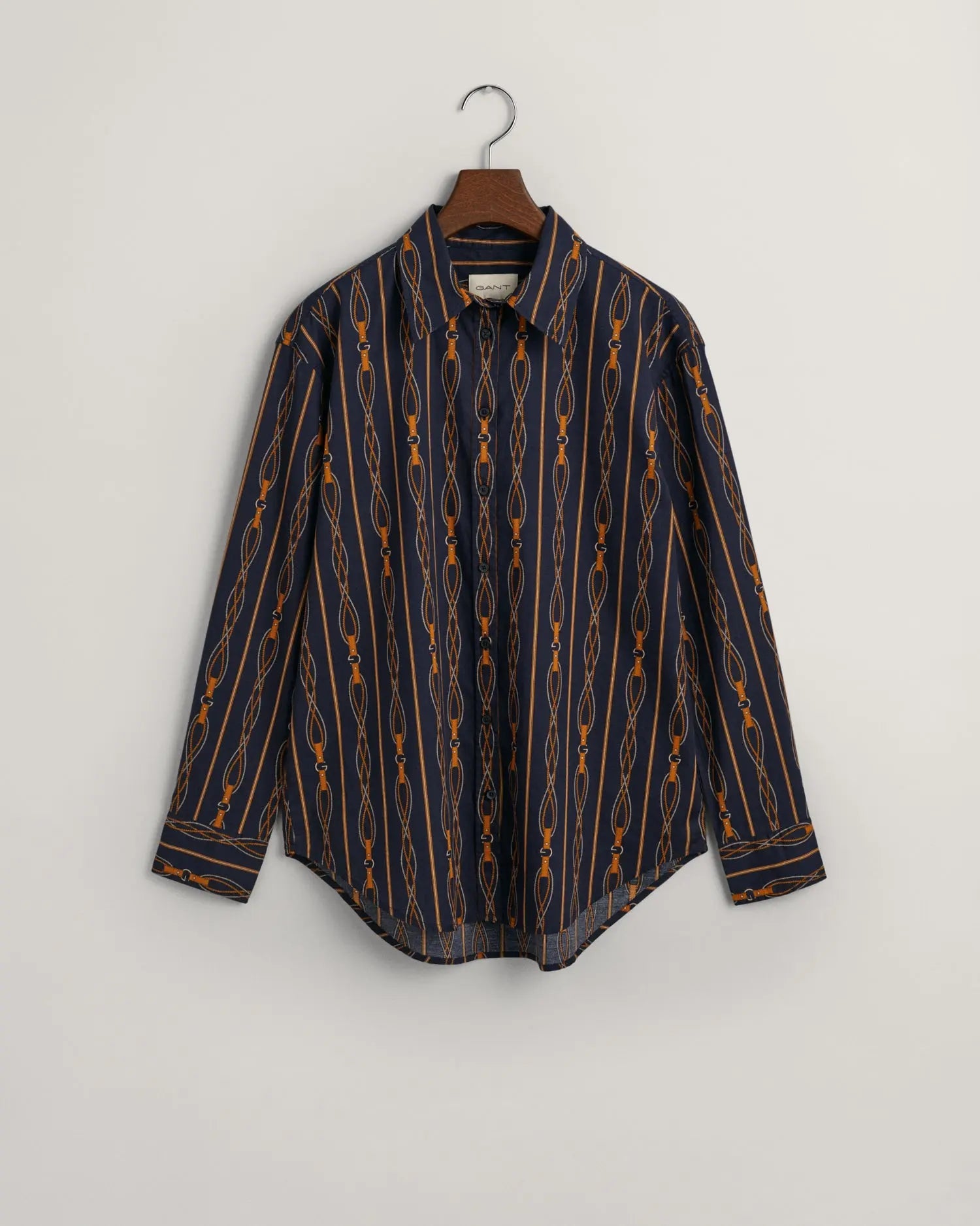 Πουκάμισο Με Μοτίβο Voile Rope Striped Σε Χαλαρή Γραμμή (Outlet) GANT