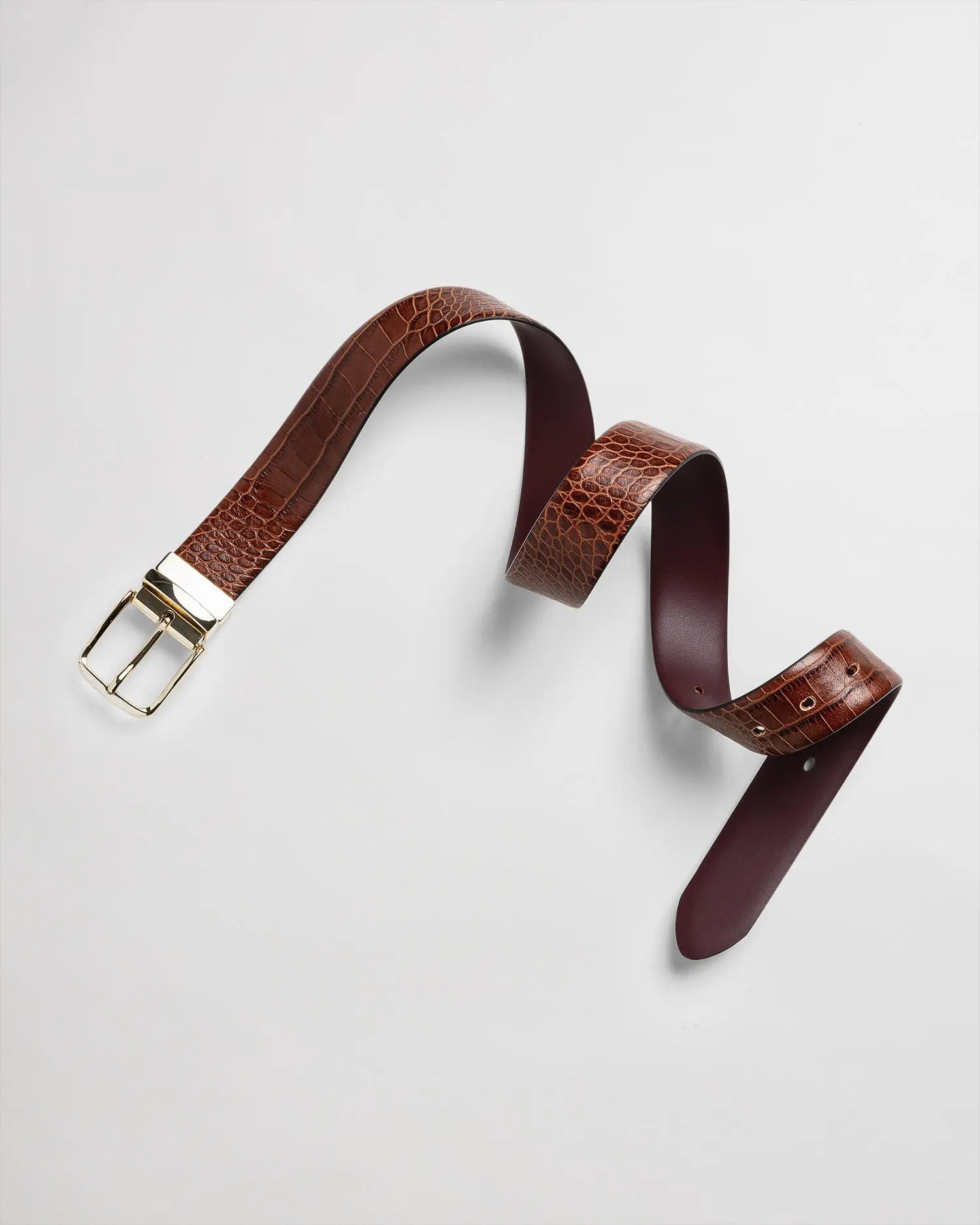 Zώνη Croc Pattern Reversible (Outlet) GANT