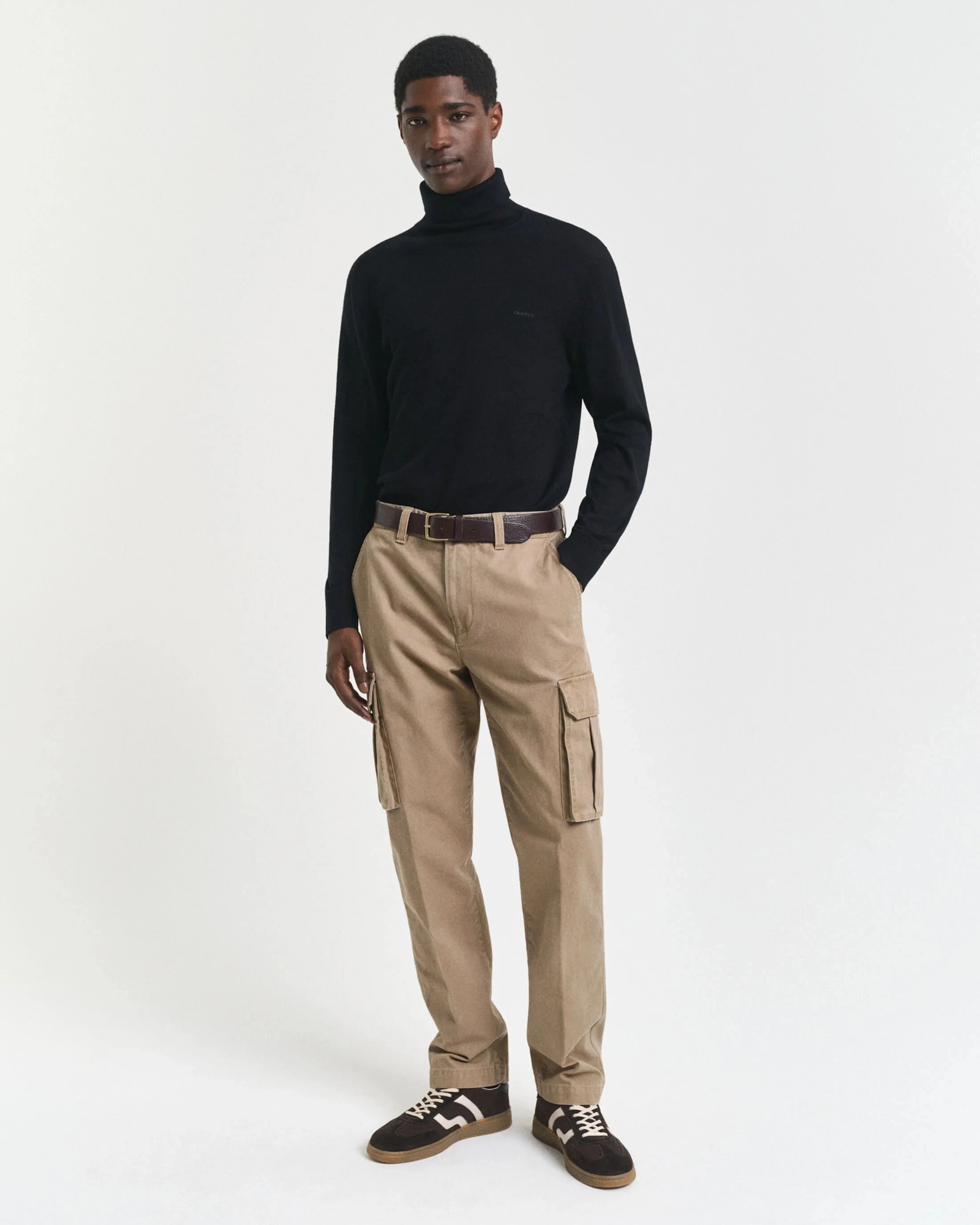 Παντελόνι Cargo Βαμβακερό Twill Σε Κανονική Γραμμή