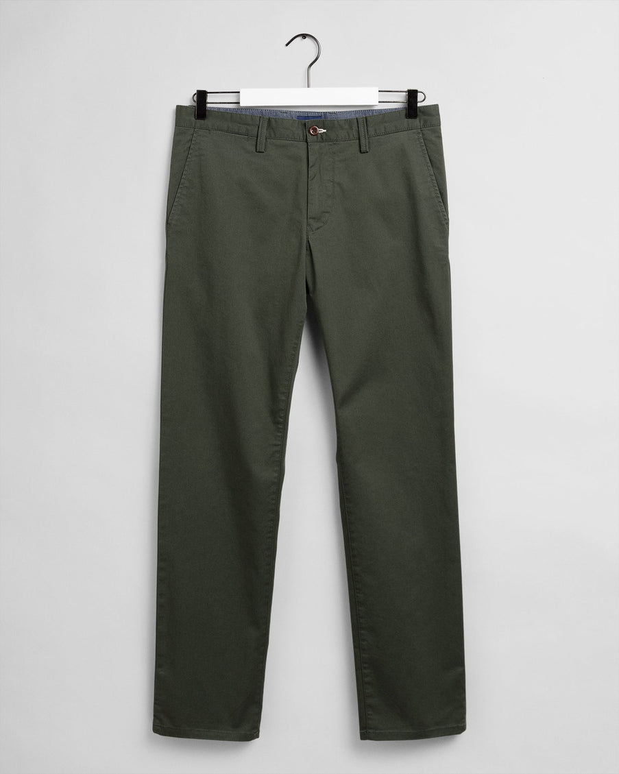 Chinos Παντελόνι Twill Σε Κανονική Γραμμή (L34) (Outlet)