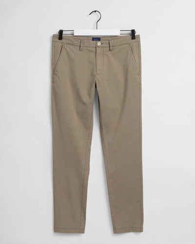 Παντελόνι Chinos Hallden Sunfaded Σε Στενή Γραμμή (Outlet)