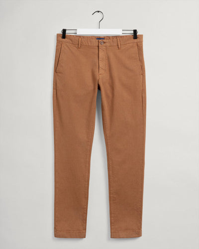 Chinos Παντελόνι Hallden Canvas Σε Στενή Γραμμή (L34) (Outlet)