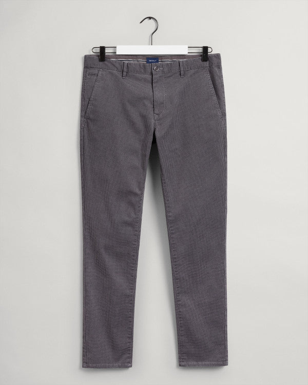Chinos Παντελόνι Molsey Houndstooth Σε Extra Στενή Γραμμή (L34) (Outlet)