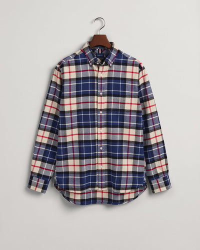 Πουκάμισο Flannel Tartan Σε Κανονική Γραμμή (Outlet)