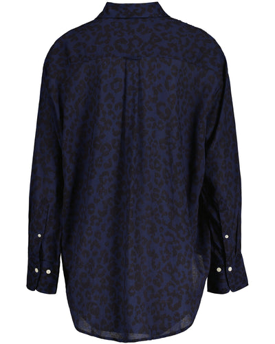 Πουκάμισο Leopard Modal Σε Χαλαρή Γραμμή (Outlet)