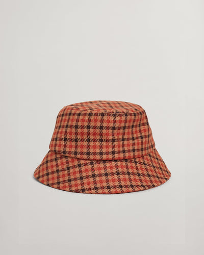 Καπέλο Bucket Με Καρό Μοτίβο (Outlet)