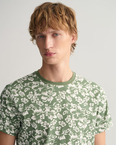 T-Shirt Με Floral Μοτίβο (Outlet)