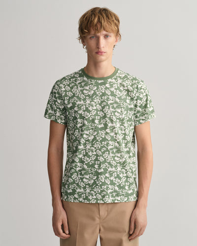 T-Shirt Με Floral Μοτίβο (Outlet)