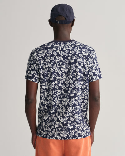 T-Shirt Με Floral Μοτίβο (Outlet)