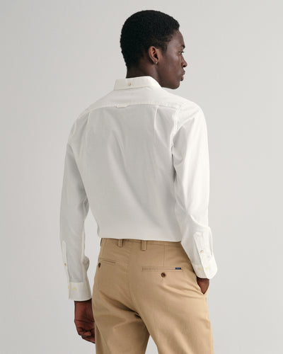 Πουκάμισο Broadcloth Σε Στενή Γραμμή (Outlet)