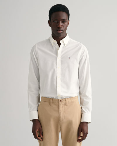 Πουκάμισο Broadcloth Σε Στενή Γραμμή (Outlet)