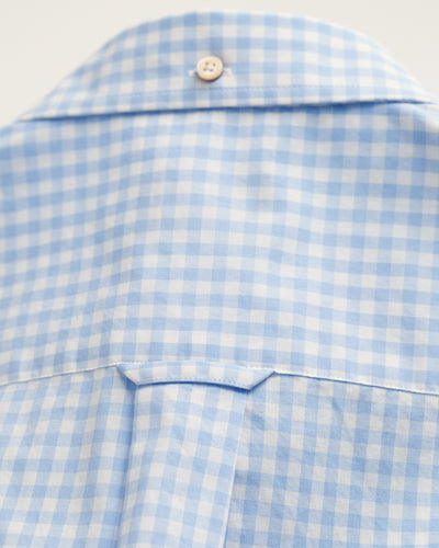 Πουκάμισο Κοντομάνικο Gingham Broadcloth Σε Κανονική Γραμμή (Outlet)