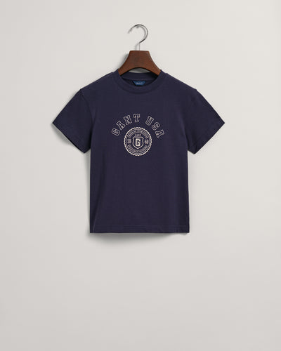 Τ-shirt Παιδικό Oversized GANT USA (Outlet)