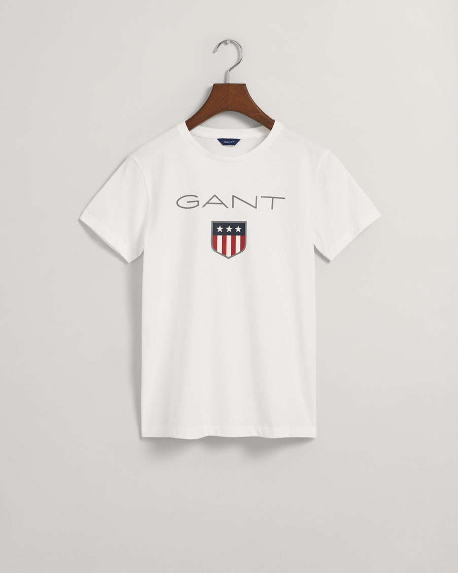 T-Shirt GANT Shield Για Έφηβους (Outlet)