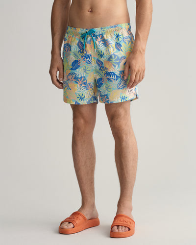 Μαγιό Mε Μοτίβο Tropical Σε Κανονική Γραμμή (Outlet)
