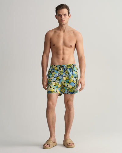 Μαγιό Mε Μοτίβο Tropical Σε Κανονική Γραμμή (Outlet)