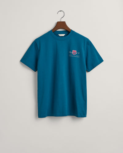 T-Shirt Contrast Shield Για Έφηβους