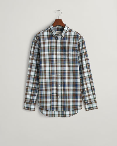 Πουκάμισο Medium Check Poplin  Σε Κανονική Γραμμή (Outlet)