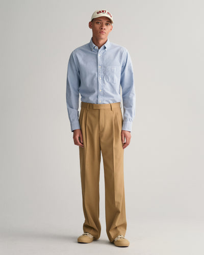 Πουκάμισο Brushed Oxford Σε Κανονική Γραμμή
