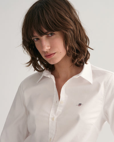 Πουκάμισο Oxford Stretch Σε Στενή Γραμμή
