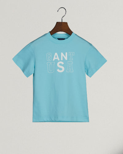 Τ-shirt Παιδικό Oversized GANT USA (Outlet)