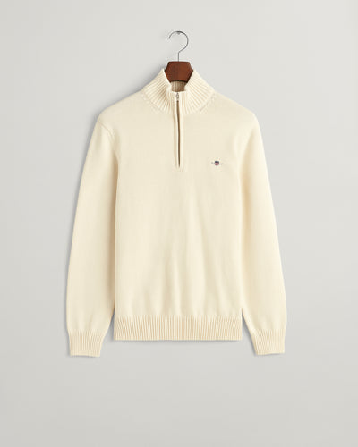 Πουλόβερ Casual Βαμβακερό Half-Zip