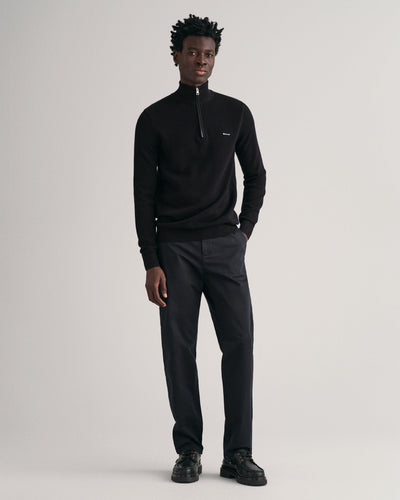 Πουλόβερ Βαμβακερό Πικέ Half-Zip