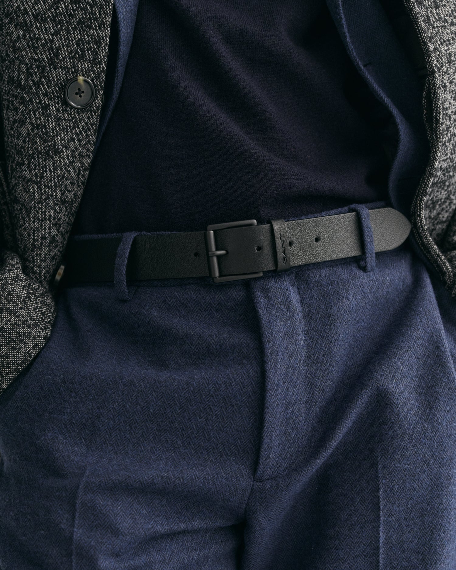 Ζώνη Δερμάτινη Tonal Buckle