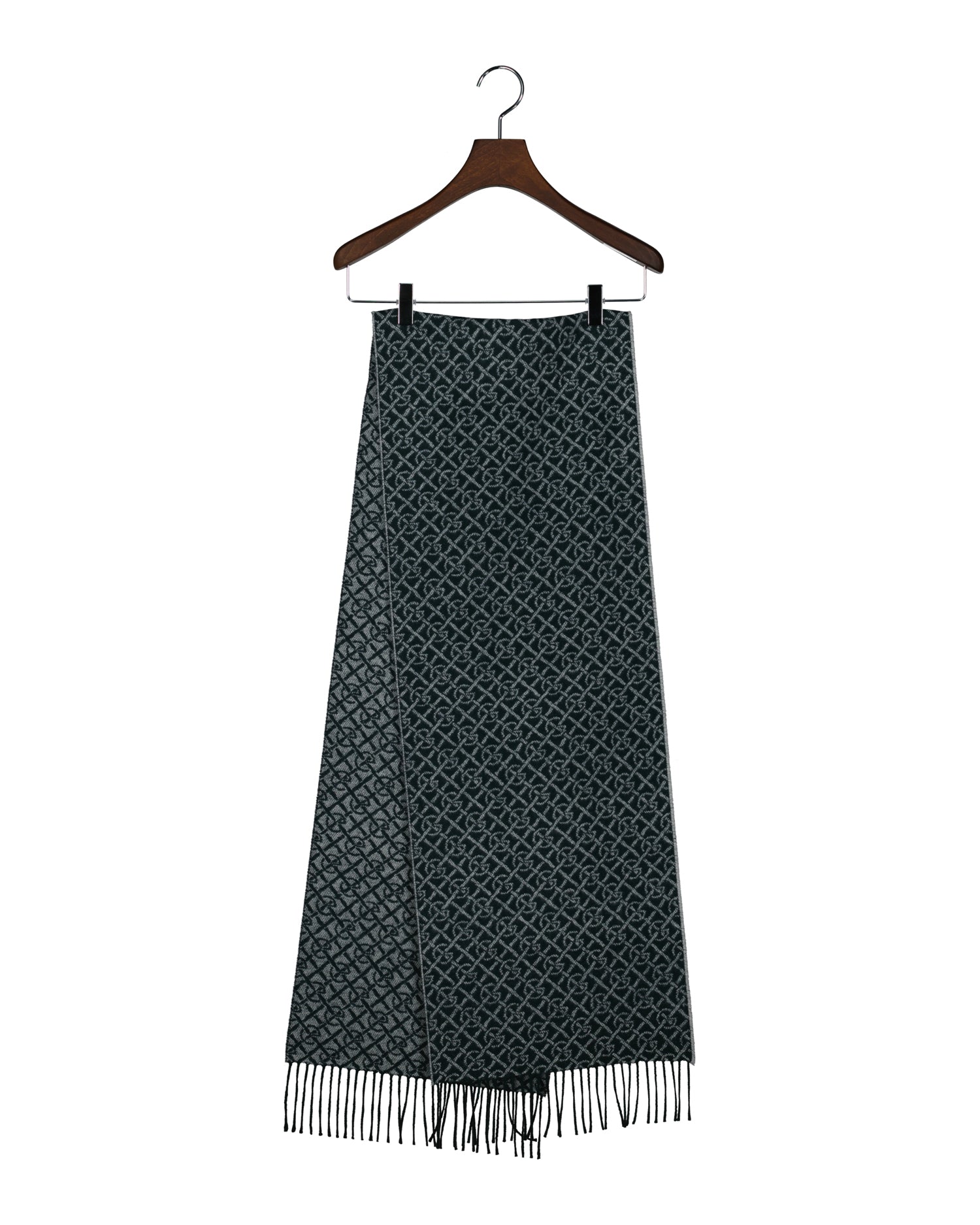 Κασκόλ Μάλλινο Με Μοτίβο G (Outlet)