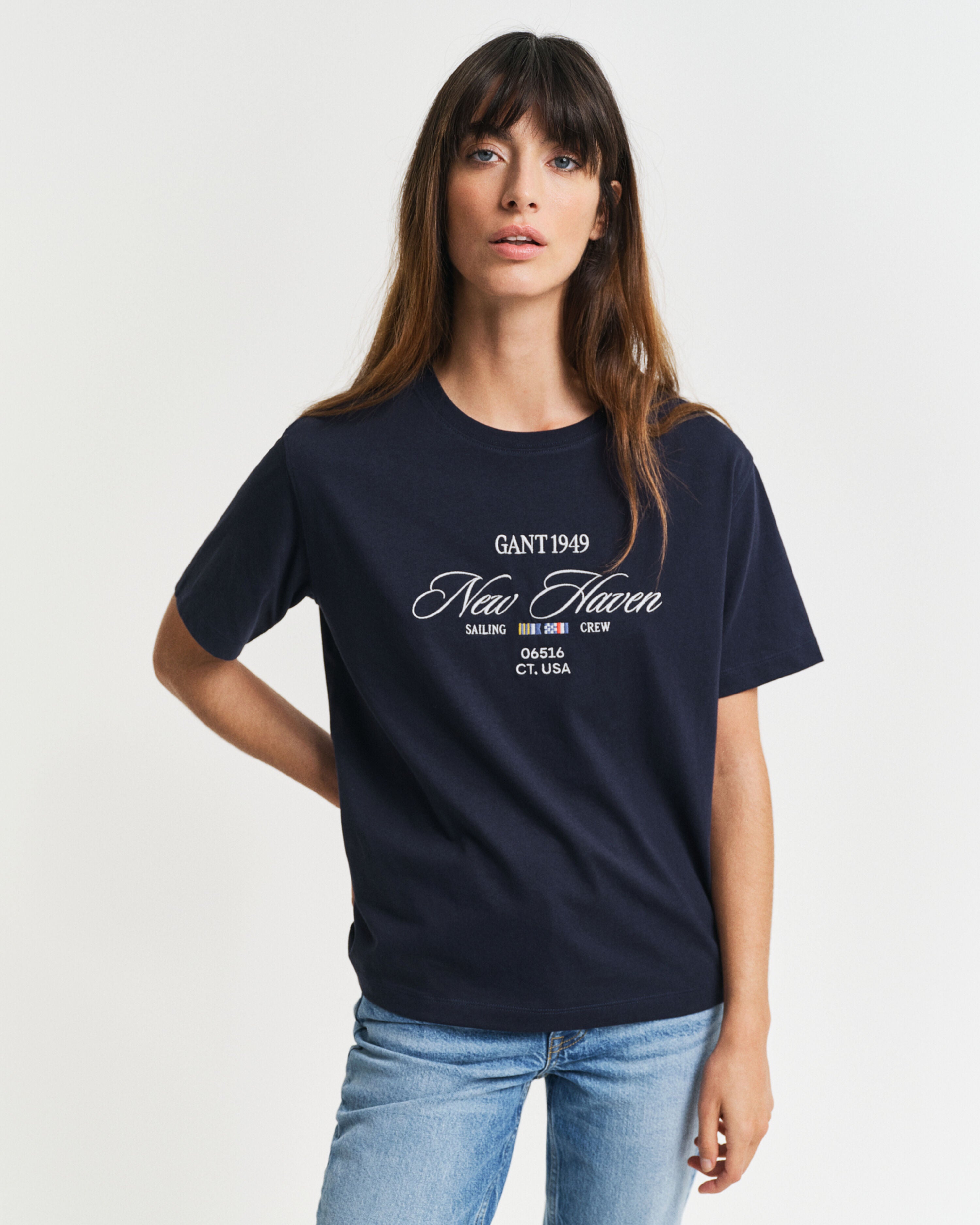 T-Shirt Graphic Με Σχέδιο Ιστιοπλοΐας