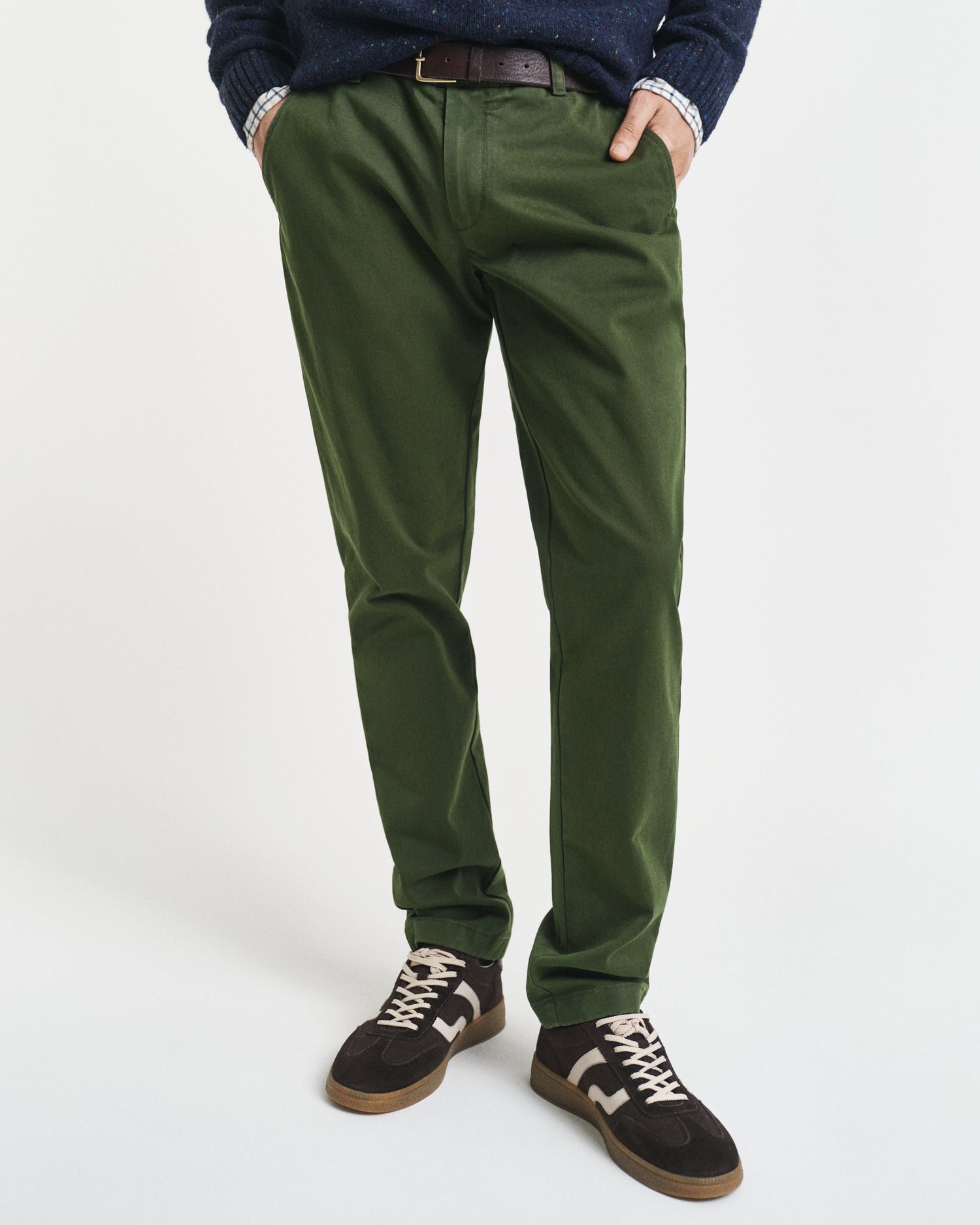 Παντελόνι Chinos Super Comfort Σε Στενή Γραμμή