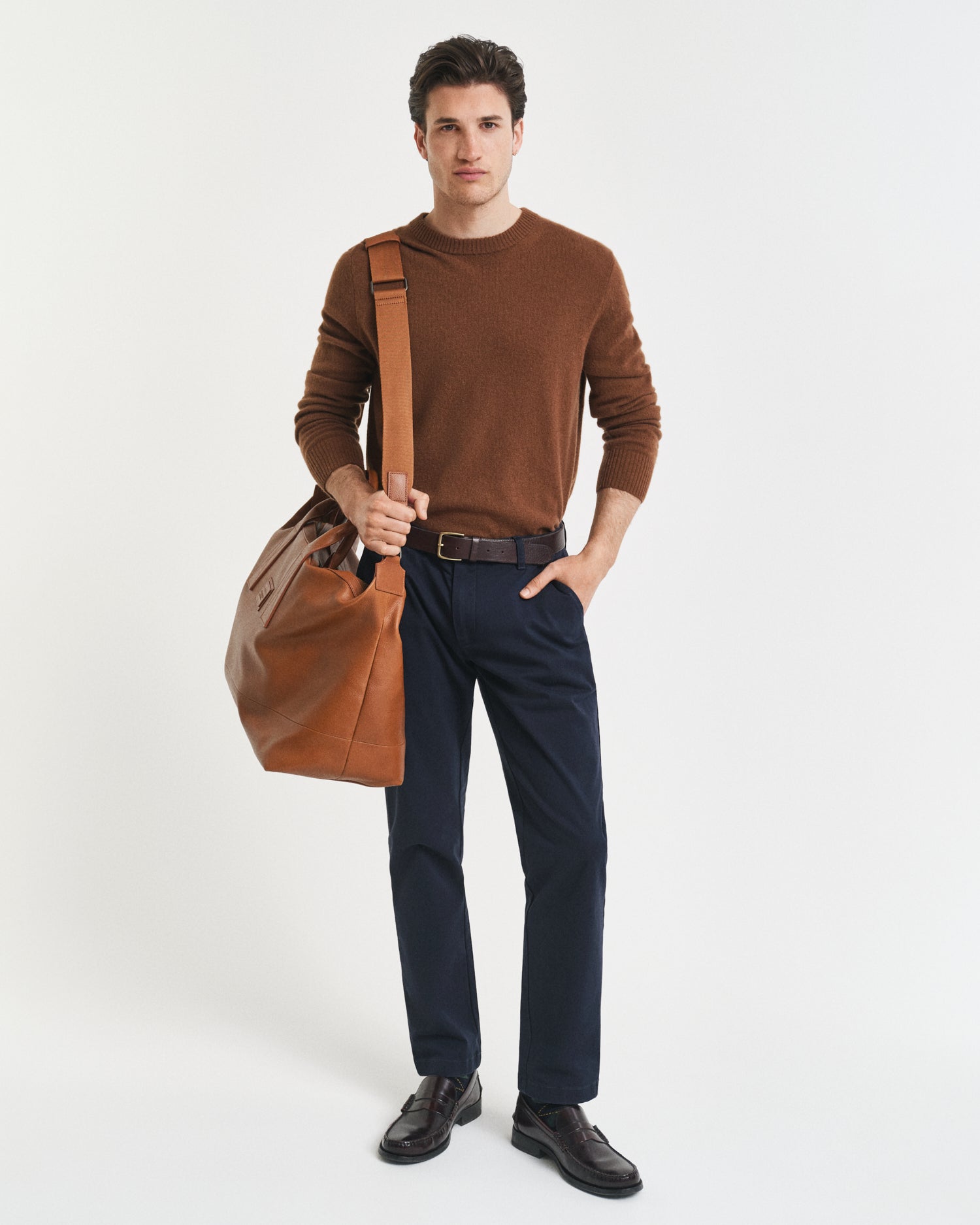 Παντελόνι Chinos Super Comfort Σε Στενή Γραμμή