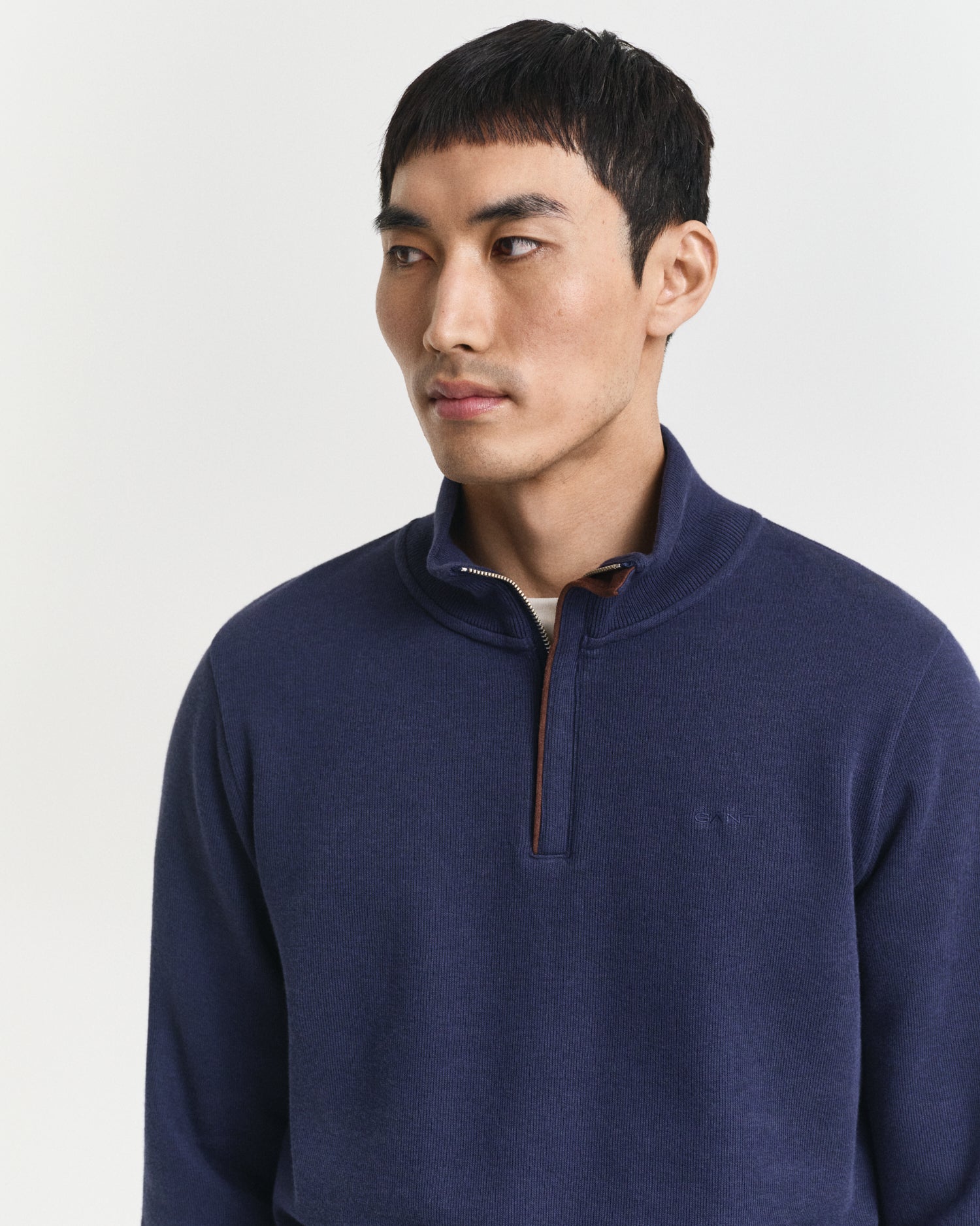 Φούτερ Ριμπ Sacker Με Half-Zip GANT
