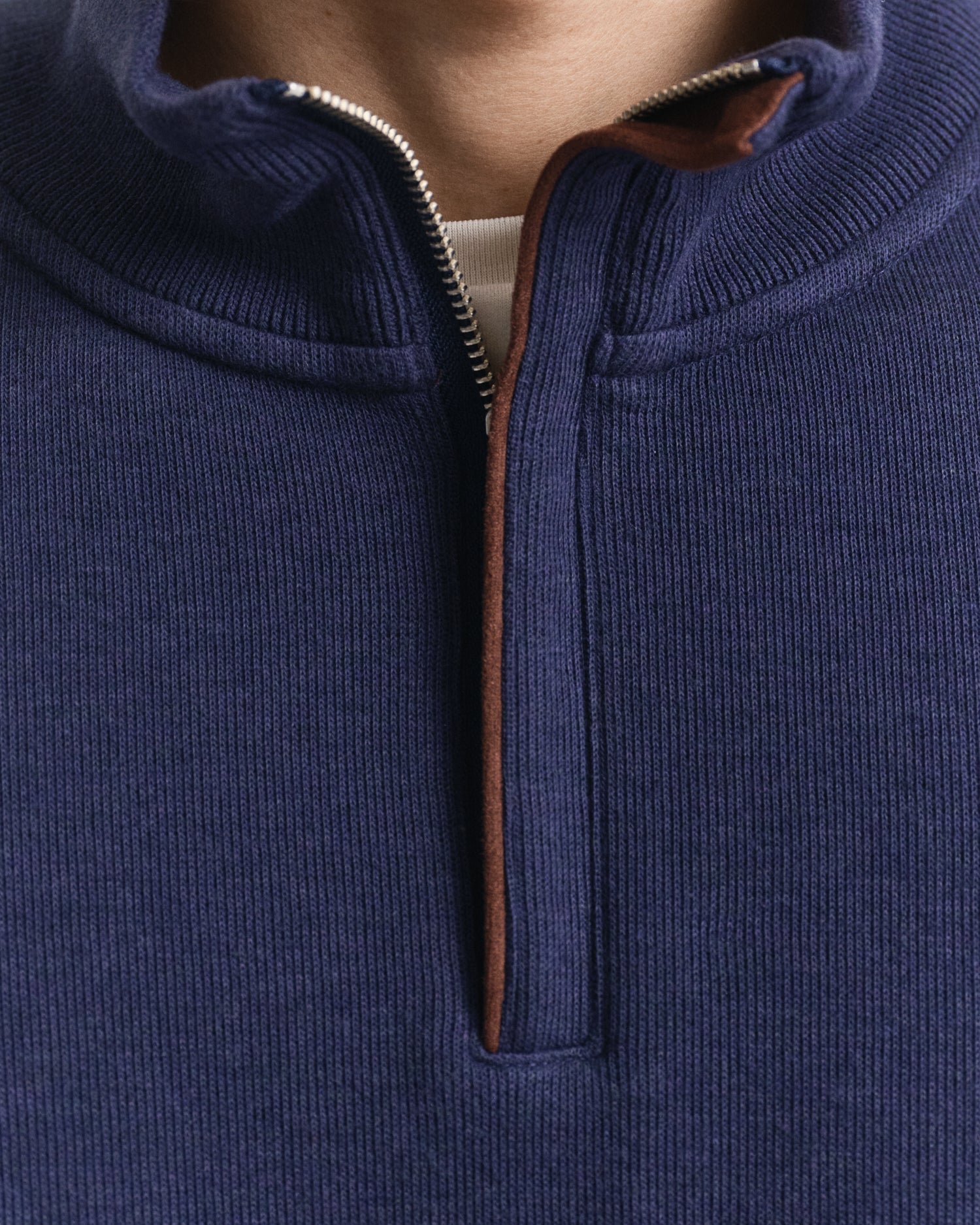 Φούτερ Ριμπ Sacker Με Half-Zip GANT