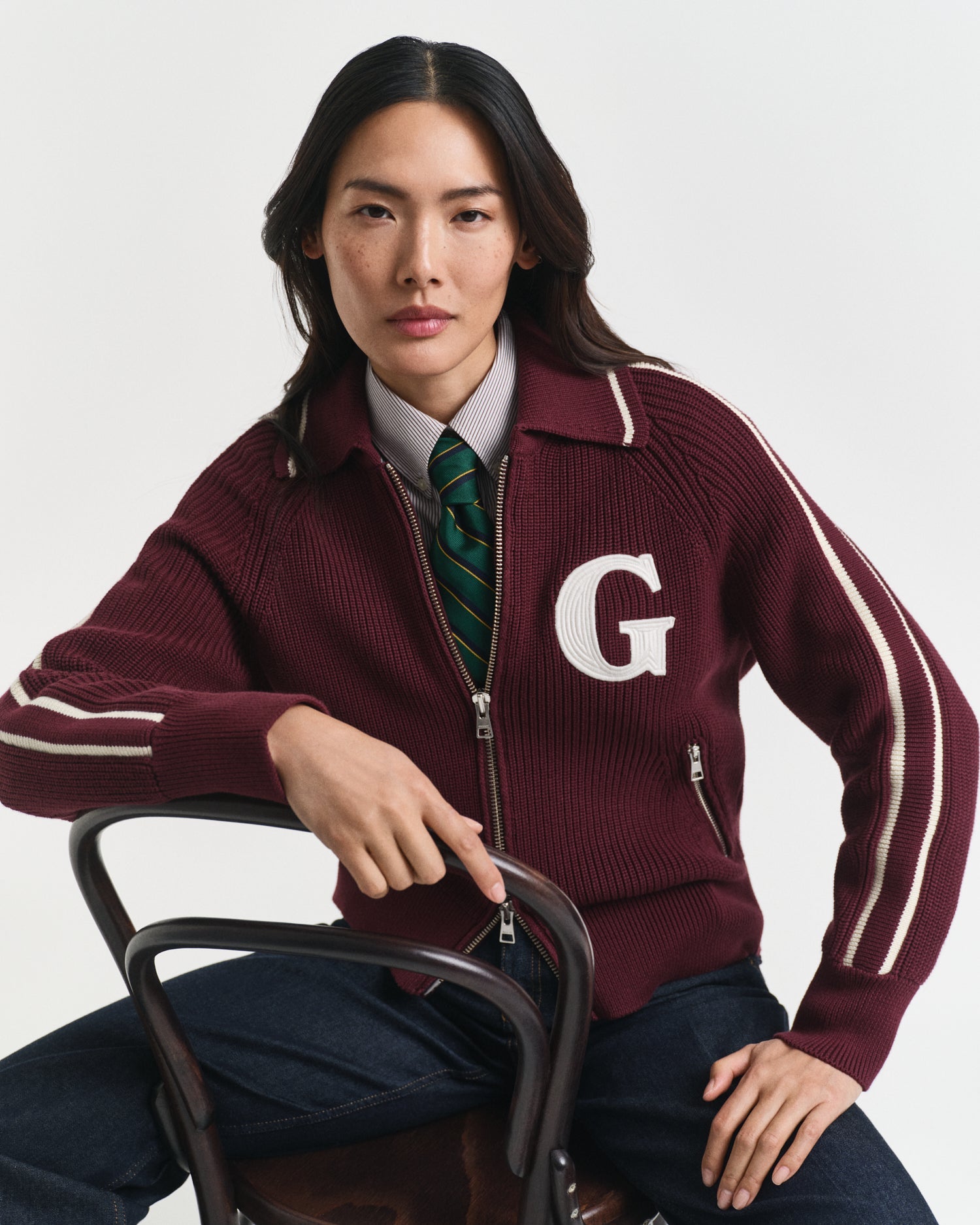 Ζακέτα GANT Varsity Με Φερμουάρ