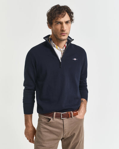 Bαμβακερό Πουλόβερ Half-zip GANT