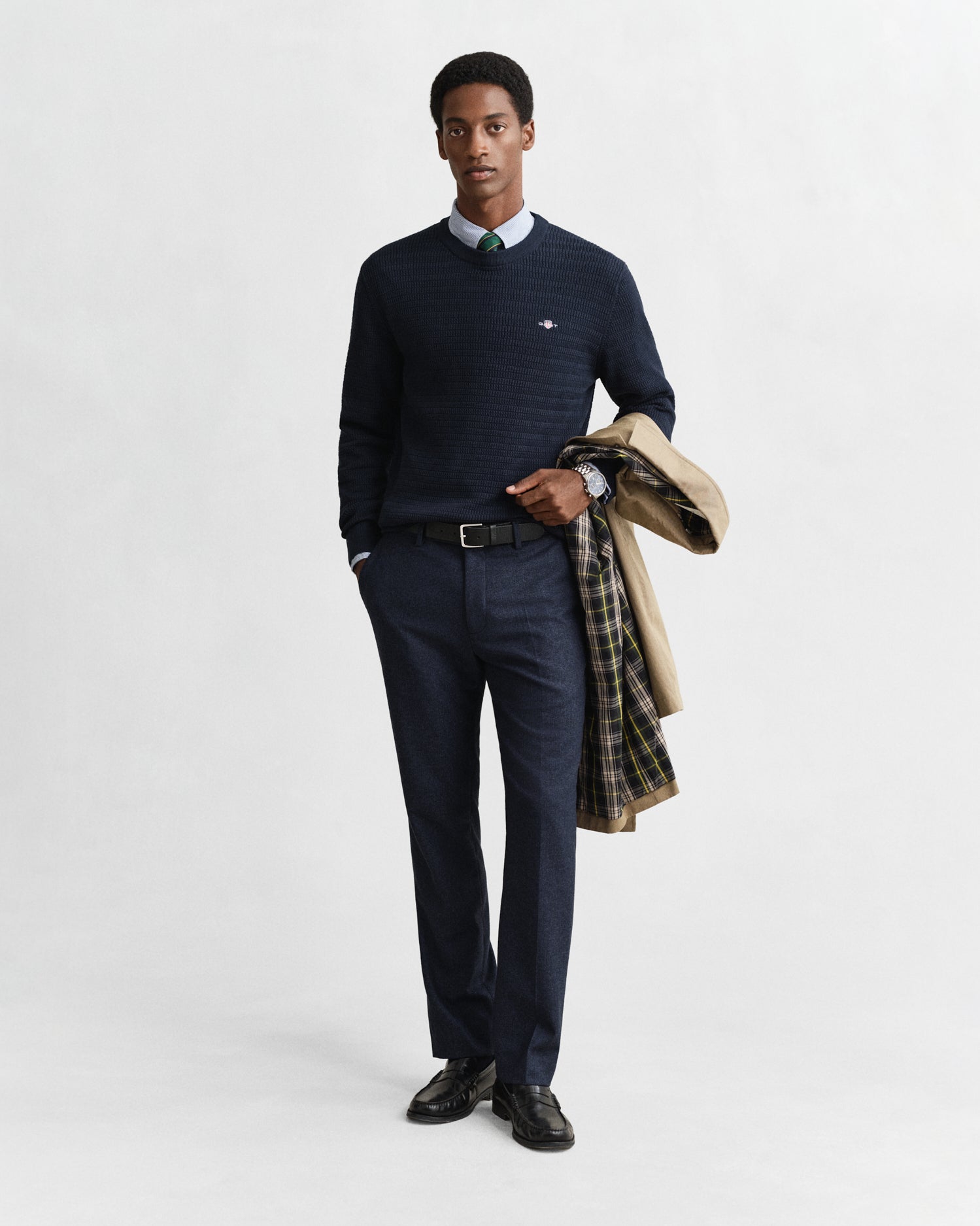 Πουλόβερ Mini Cable  Με Στρογγυλή Λαιμόκοψη GANT