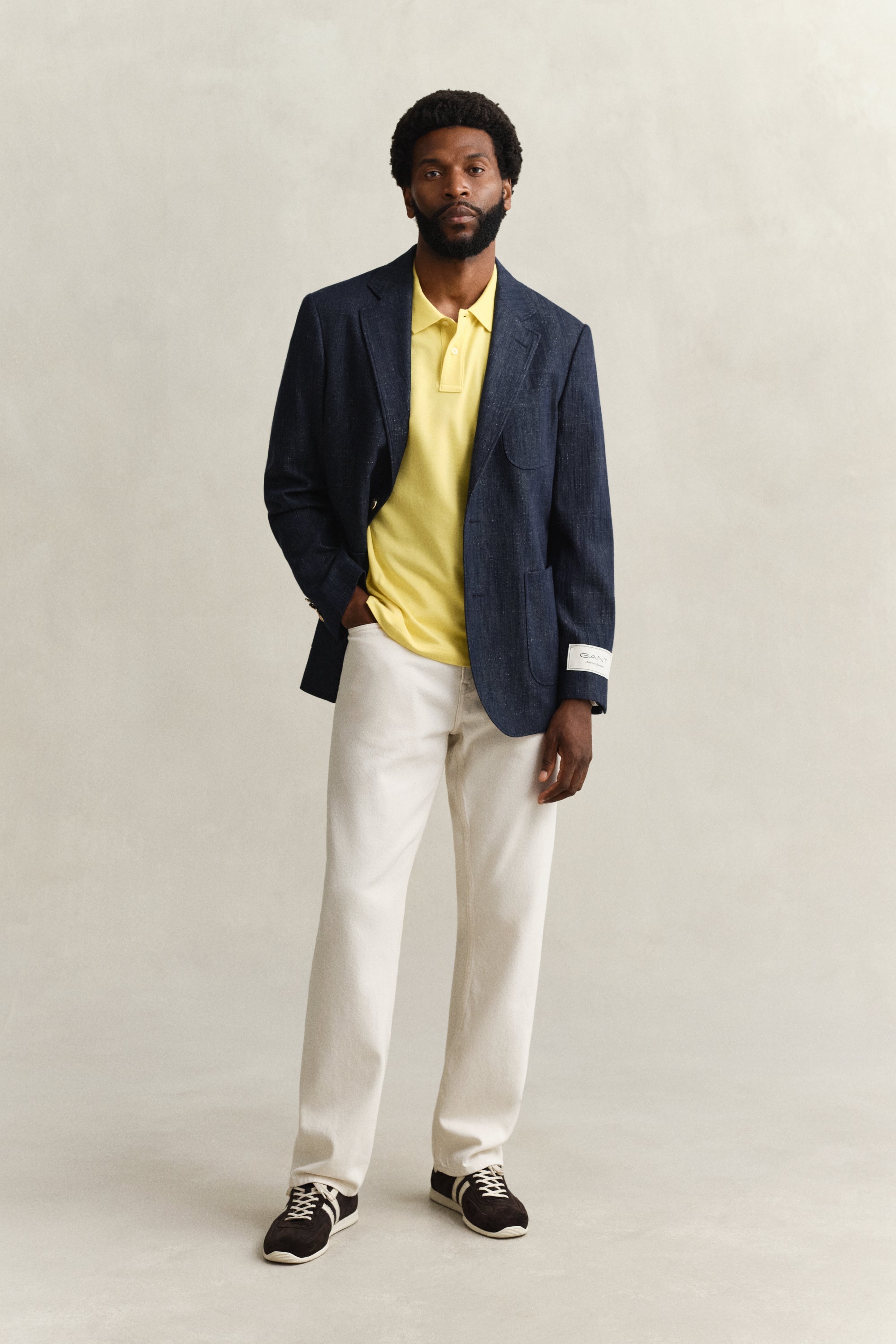 Μπλούζα Πόλο Πικέ Shield Σε Κανονική Γραμμή GANT